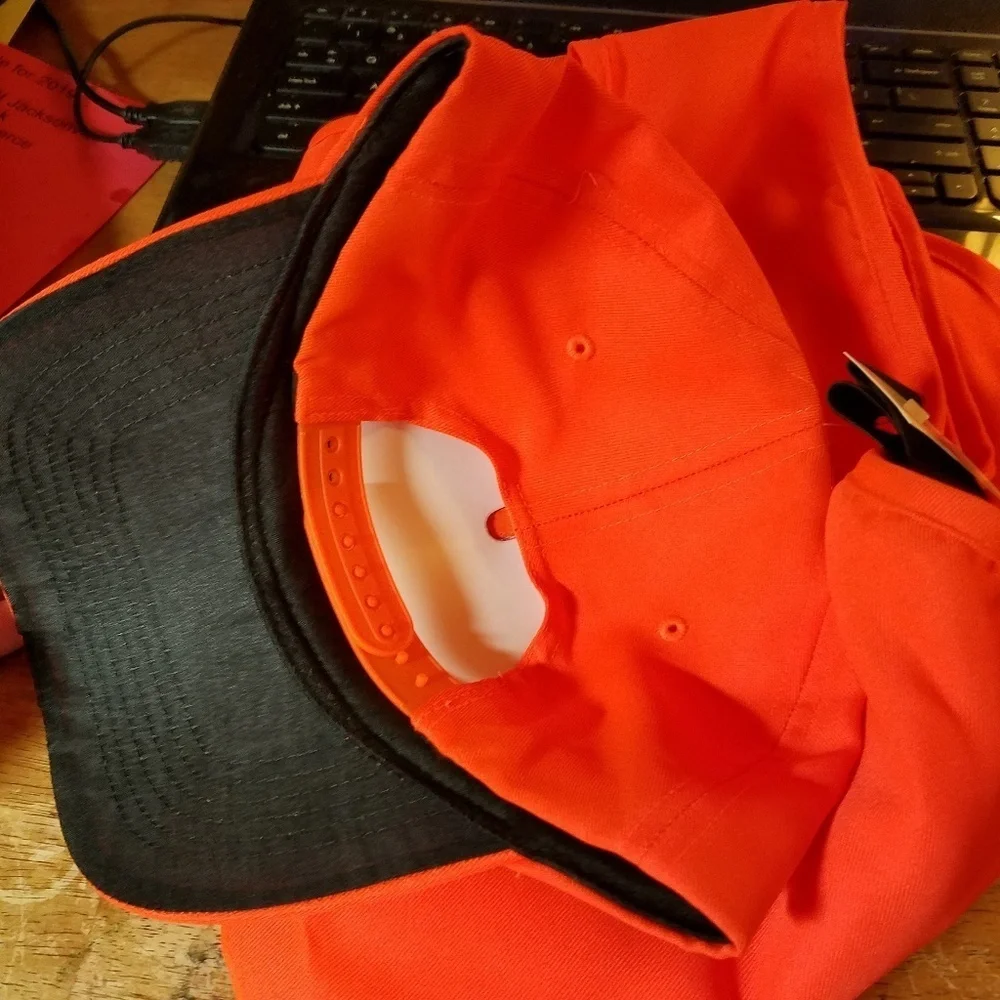 Cap & Vest Safety Color Orange OSFA Set Hunting